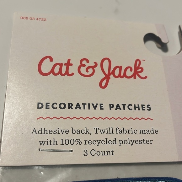 Cat & Jack decoration Patches pizza skateboard cat New adhesive back Lot‎ of 3 - Picture 2 of 7